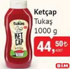 TUKAŞ KETÇAP 1 KG fiyat ve kampanya bilgisi